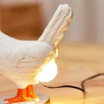 Funny Easter Home Decor Chicken Lamp