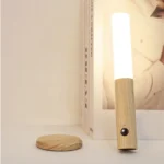 LED Wood Grain Magnetic Wall Lamp