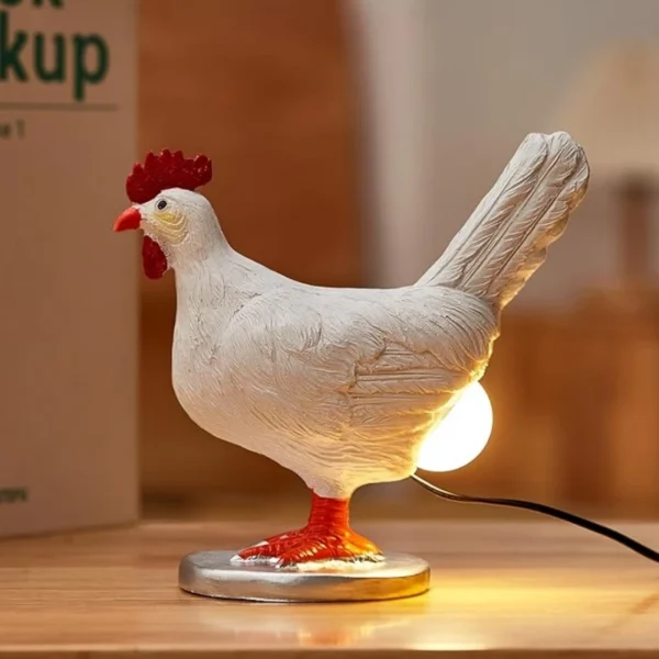 Funny Easter Home Decor Chicken Lamp