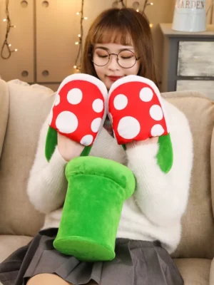 Red & White Polka Dotted Slippers