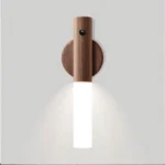 LED Wood Grain Magnetic Wall Lamp