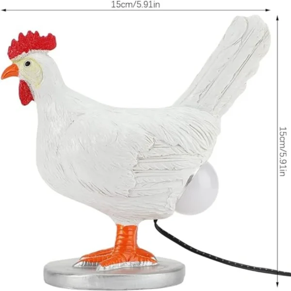 Funny Easter Home Decor Chicken Lamp