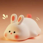 Cute Rabbit Pat Lamp Soft Night Light