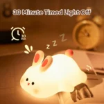 Cute Rabbit Pat Lamp Soft Night Light