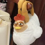 Fur Chicken Plush Bag Hen Shape Handbag