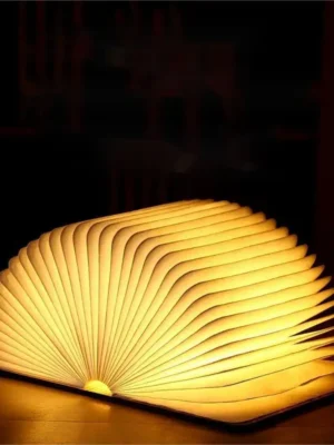 LED Wooden Book Lamp