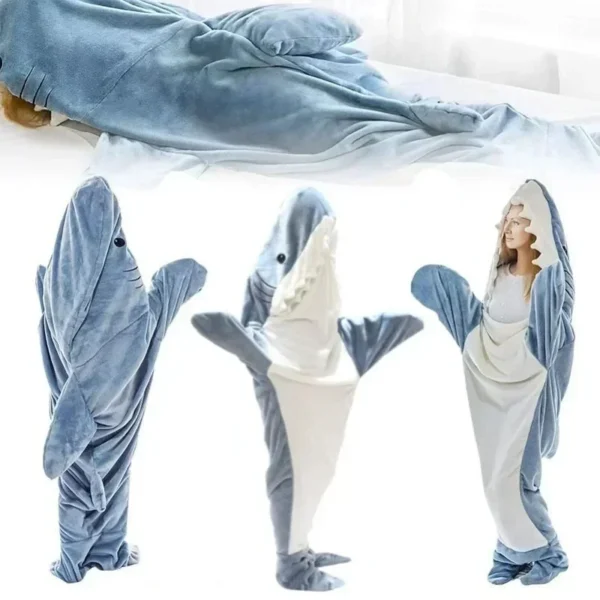 Cozy Shark Snuggle Blanket