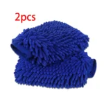 Chenille Car Wash Gloves Double-Sided Cleaning