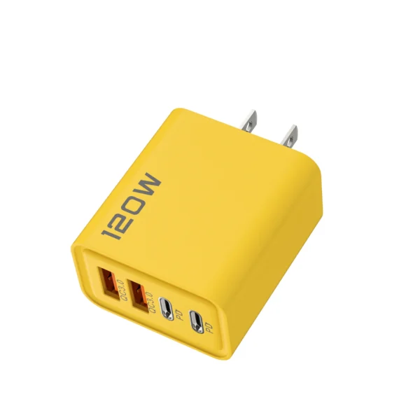USB Charger 120W Fast Charging Adapter