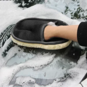 Soft Wool Car Wash Glove for Auto Detailing