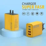 USB Charger 120W Fast Charging Adapter