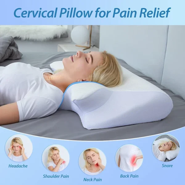 Memory Foam Cervical Pillow for Neck Support