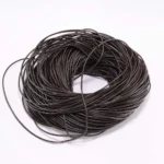 2-5m/lot 1.5 2 2.5 3 4 5 6mm 3 Color Genuine Cow Leather Round Thong Cord DIY Bracelet Findings Rope String For Jewelry Making