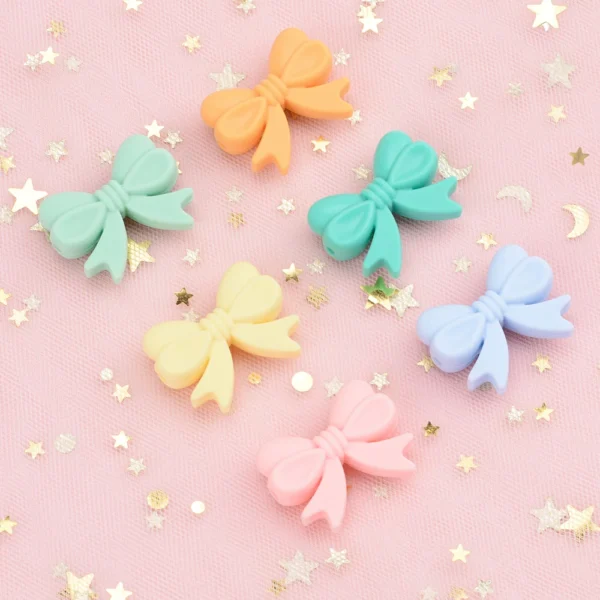 LOFCA Silicone Crown Beads 10pcs BPA Free Food Grade Silicone Beads Used in making Necklace Bracelets Jewelry accessories