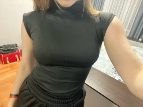 Women Summer Sexy Turtleneck Sleeveless T-Shirts Tops Solid Slim Fit Pullovers Causal Tees Shirts Female Streetwear Basics Tees photo review