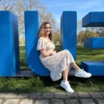 Spring Summer Chiffon Dress Women Midi DressesFemale Short Sleeve Elastic Waist Printed Floral Pleated Backless Casual Dress photo review