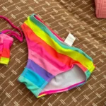 Girl's Swimsuit Fashion Mermaid Scale Print Children's Bikini Swimsuit photo review