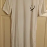 Women's Summer New Short Sleeved T-shirt Dress Loose Mid Length Over Knee Dress photo review