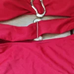 3 Colors Sexy Metal Rings Cut Out Women Swimwear One Piece Swimsuit Female Bandeau High Leg Cut Bather Bathing Suit Swim B022D photo review