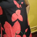 2024 European and American Cross Border Women's New Dress V-neck Sleeveless Sexy Printed Large Hem Foreign Trade Dress photo review