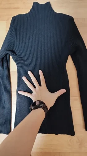 Elegant Solid Basic Knitted Tops Women Turtlneck Sweater Long Sleeve Casual Slim Pullover Korean Fashion Simple Chic Clothes photo review