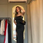 Women Summer Sexy Bodycon Dress Lady Sexy Spaghetti Strap Sleeve Split Solid Color Sheath Dress Vestidos photo review