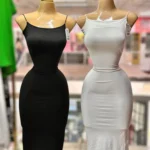Satin Slip Sleeveless Backless Maxi Dress Women Y2K Summer Bodycon Elegant Sexy Outfits Ladies Birthday Party Club Sundress photo review