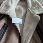 2024 TRAF New synthetic sheepskin women's Coat Thickened thermal bomber Jacket Y2K lapel vintage winter fashion photo review