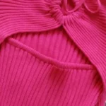 YuooMuoo Chic Fashion Sexy Package Hips Split Knitted Summer Dress 2025 Women Slim Elastic Bodycon Party Dress Streetwear Outfit photo review
