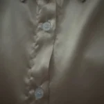 Spring Fashion Button Up Satin Silk Shirt Vintage Blouse Women White Tops Lady Long Sleeves Female Loose Street Shirts 11355 photo review