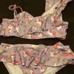 Girl's Swimsuit Fashion Mermaid Scale Print Children's Bikini Swimsuit photo review
