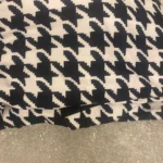 Houndstooth Print Women Long Sleeve Midi Dress Hollow Out Bodycon Sexy Streetwear 2022 Autumn Winter Club Elegant Slim photo review