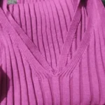 Women V Neck Solid Ribben Knitted Dresses Casual All Match Slimple Sexy Package Hips Bodycon Dress Elegant Vestidos Streetwear photo review