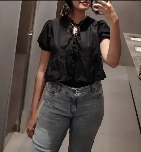 Clearance_Fashion Woman Blouses Short Sleeve Summer Tops Blouse Women Turtleneck Knitted Blouse Shirt Women Tops Blouses_Continu photo review