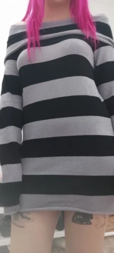 Women Striped Mini Bodycon Dress Stripe Boat-Neck Off Shoulder Long Sleeve Short Dress Spring Autumn Wrapped Hip Party Dress photo review