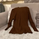 Elegant Solid Basic Knitted Tops Women Turtlneck Sweater Long Sleeve Casual Slim Pullover Korean Fashion Simple Chic Clothes photo review