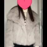 TRAFZA Women Fashion Cropped Faux Fur Jacket Coat Long Sleeve Front Snap-button Female Outerwear Chic Lapel Collar Thick Coat photo review