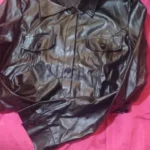 Xeemilo Autumn Faux Leather Short Jacket Y2K Turn-down Collar Fashion Botton Decoration PU Coat 2022 Grunge Street Casual Coats photo review