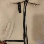 2024 RARF Autumn New Women's European and American Style Artificial Fur Effect Motorcycle Jacket Coat with Fur Integration photo review
