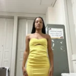 TRZA-Women's Strapless Hollow Out Mini Dress, Sexy Sweetheart Neck, Back Zipper, Female Dresses, Fashion photo review