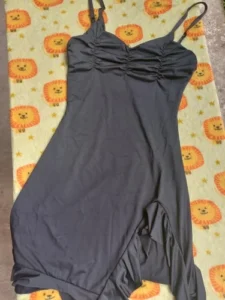 Sexy Summer Mini Dress Women New Black Fashion Streetwear Sleeveless Backless Folds Split Dress Elegant Party Strap A-LINE Dress photo review