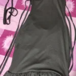 2024 European and American New High end Y2K Sexy Open Back Lace up Slim Fit Spicy Girl Short Skirt photo review