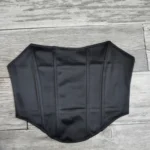 Sleeveless Off Shoulder Fashion Sexy Corset Crop Tops Vest Female Underwear Backless Bustier Top Solid photo review