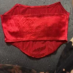 Sleeveless Off Shoulder Fashion Sexy Corset Crop Tops Vest Female Underwear Backless Bustier Top Solid photo review