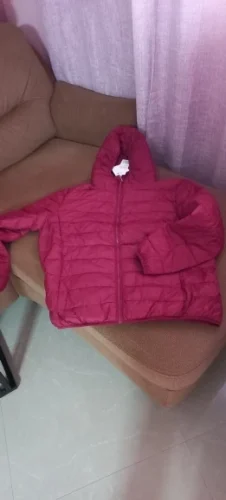 Women Puffer Jacket 15 Colors Plus Size 5XL 6XL 7XL 2025 New Spring Autumn Female Ultra Lightweight Packable Hooded Down Coats photo review