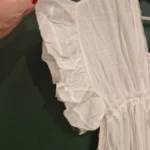 2024 Summer Long Bikini Cover Ups for Women Solid V-Neck Kimono Beach Dresses Lace Up Anti-Sun Swim Dress Bohemian Sarong Skirt photo review