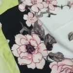 2024 European and American Cross Border Women's New Dress V-neck Sleeveless Sexy Printed Large Hem Foreign Trade Dress photo review