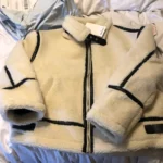 2024 RARF Autumn New Women's European and American Style Artificial Fur Effect Motorcycle Jacket Coat with Fur Integration photo review