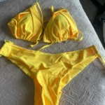 RUOTONGSEPT 2025 New Sexy 13 Color Triangle Bathing Suit for Women Brazilian Bikinis Swimwear Push Up Swimsuit Beach Bikini Set photo review