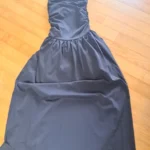WhereMery Elegant Slip Long Dresses Sexy Women Ruched Bodycon Solid Maxi Dress Spring Y2K Summer Temperament High-waist Vestidos photo review